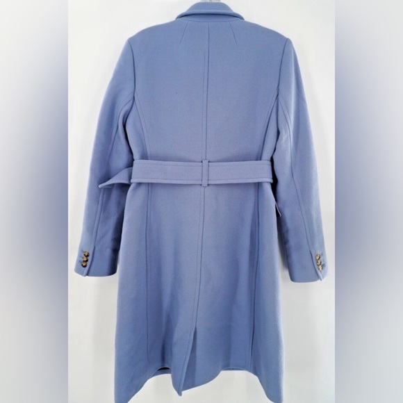 ✨J. Crew Light Blue Lady Day Trench Coat in Italian Wool✨ - Picture 6 of 6